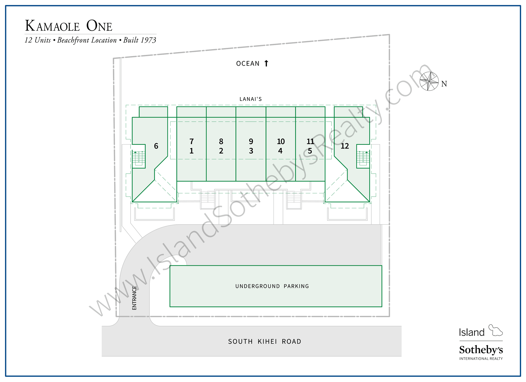 Kamaole One Map